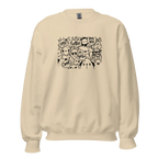 DOODLE VIBES women’s sweatshirt - Red / S - Printoo Shop - 4139913_5442