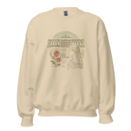 PALACE ROSES women’s sweatshirt - Sand / S - Printoo Shop - 9467987_16876