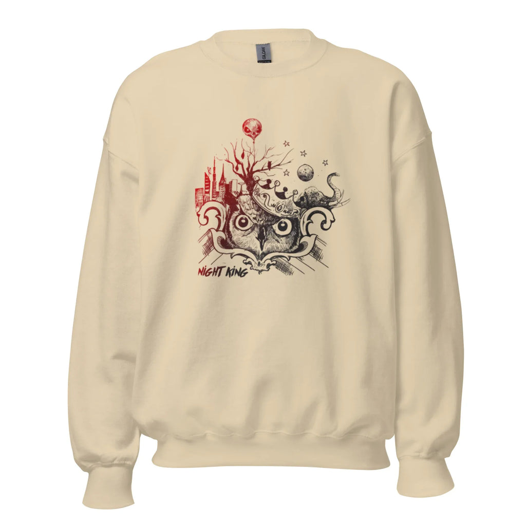 NIGHT KING MYSTIQUE women’s sweatshirt - Sand / S - Printoo Shop - 9561388_16876