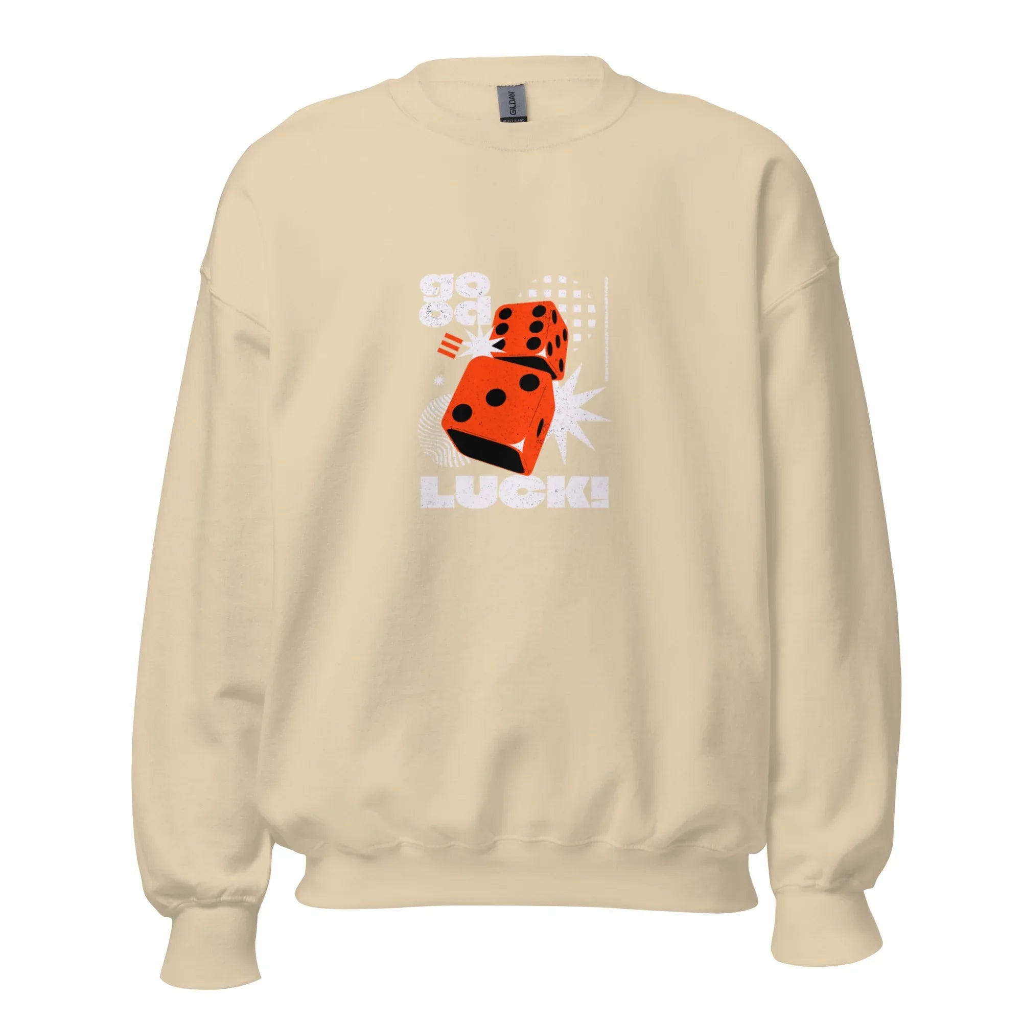 GOOD LUCK DICE women’s sweatshirt - Red / S - Printoo Shop - 6843120_5442