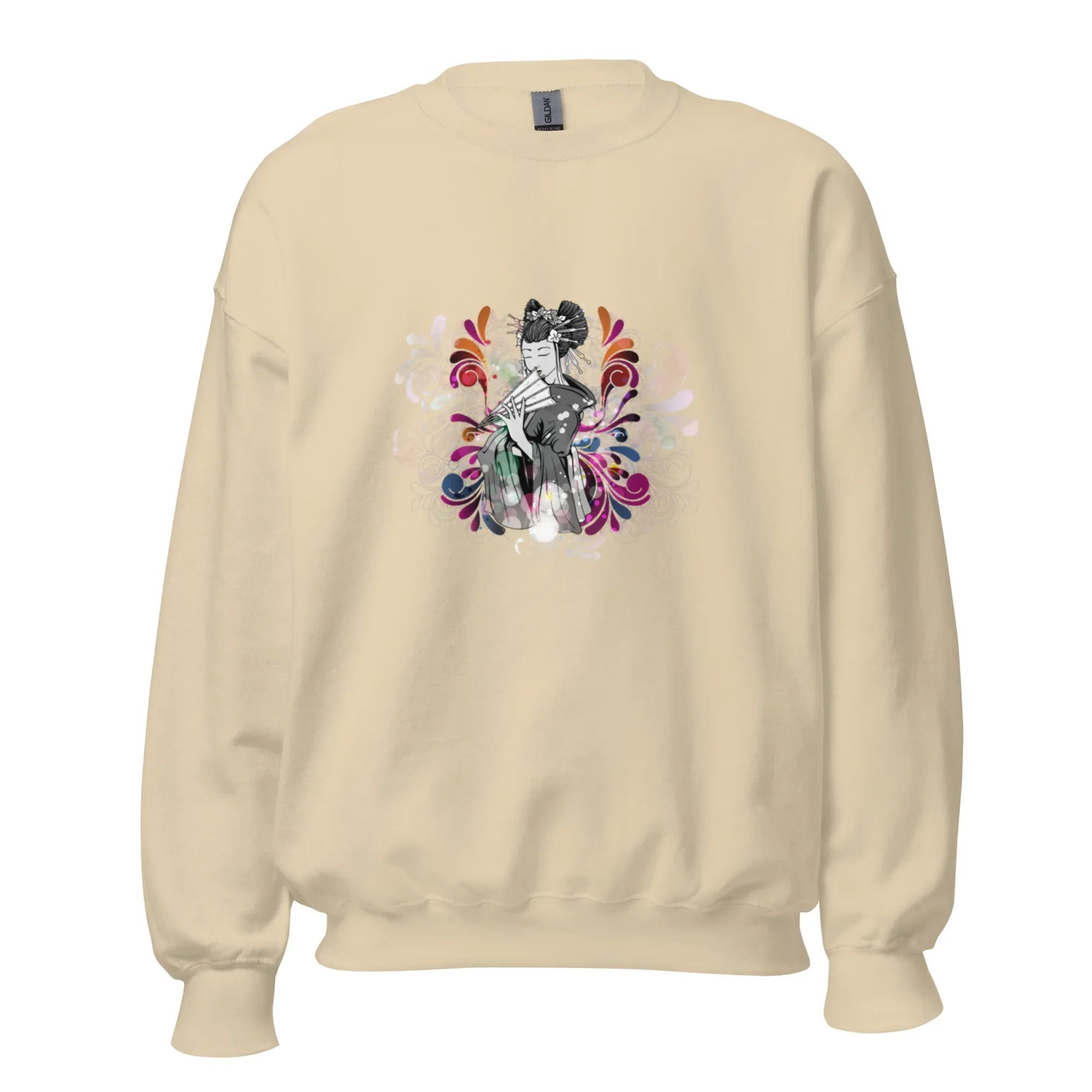 ARTISTIC GEISHA women’s sweatshirt - Red / S - Printoo Shop - 4216301_5442