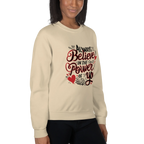 INNER POWER women’s sweatshirt - Military Green / S - Printoo Shop - 2071741_13005