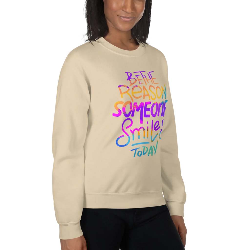 SMILE REASON women’s sweatshirt - Red / S - Printoo Shop - 9484834_5442
