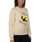 DON’T PANIC! women’s sweatshirt - Red / S - Printoo Shop - 8877909_5442