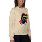 NEON REX women’s sweatshirt - Red / S - Printoo Shop - 5554406_5442