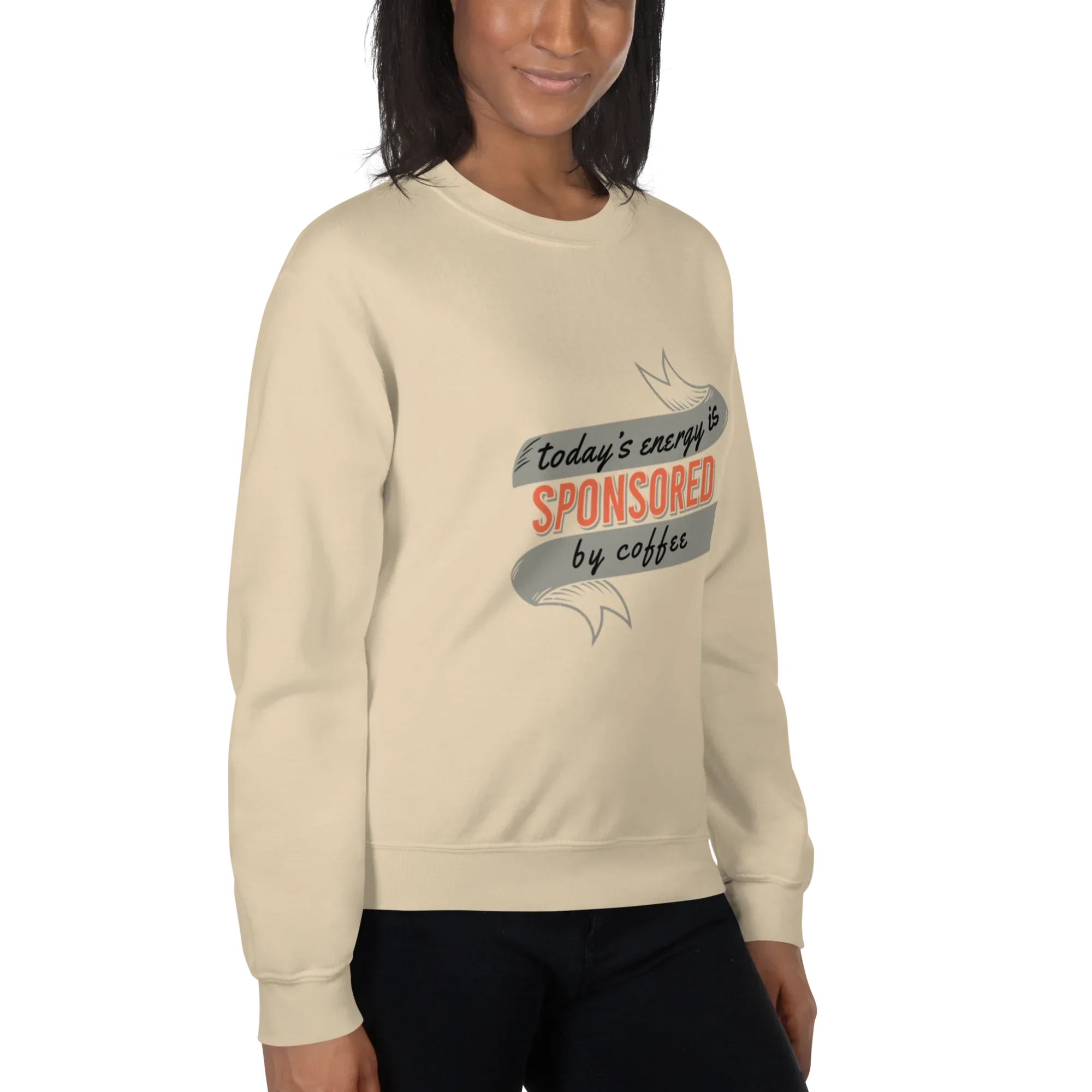 COFFEE SPONSOR women’s sweatshirt - Red / S - Printoo Shop - 6047843_5442