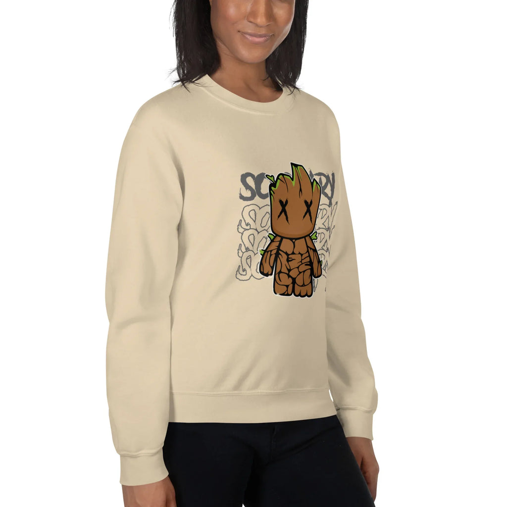 MYSTIC WOODEN GUARDIAN women’s sweatshirt - Light Blue / S - Printoo Shop - 8289018_7860
