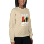 BEST MOM IN EARTH women’s sweatshirt - Red / S - Printoo Shop - 2027381_5442