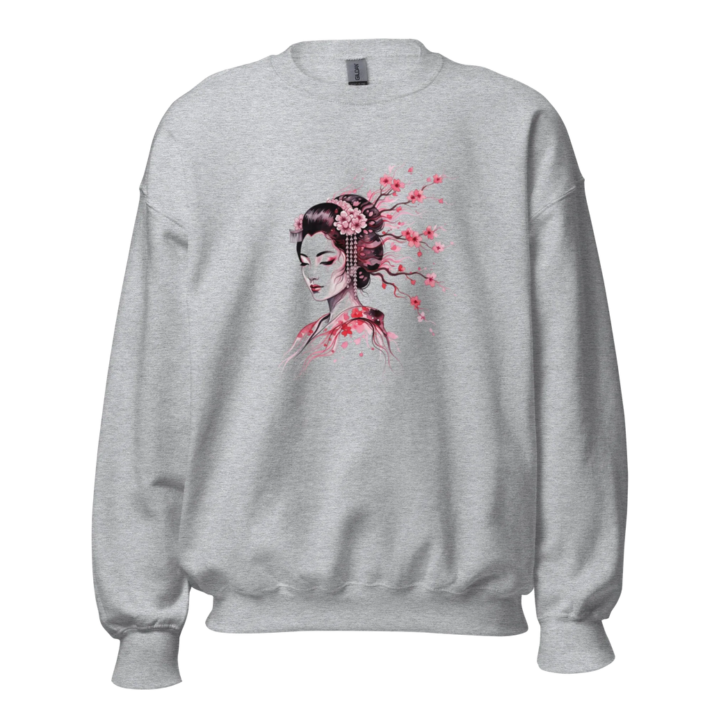 Cherry Blossom Serenity women’s sweatshirt - Red / S - Printoo Shop - 6030039_5442