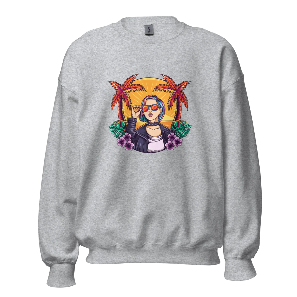 RELAXED COOL women’s sweatshirt - Black / S - Printoo Shop - 7762924_5434