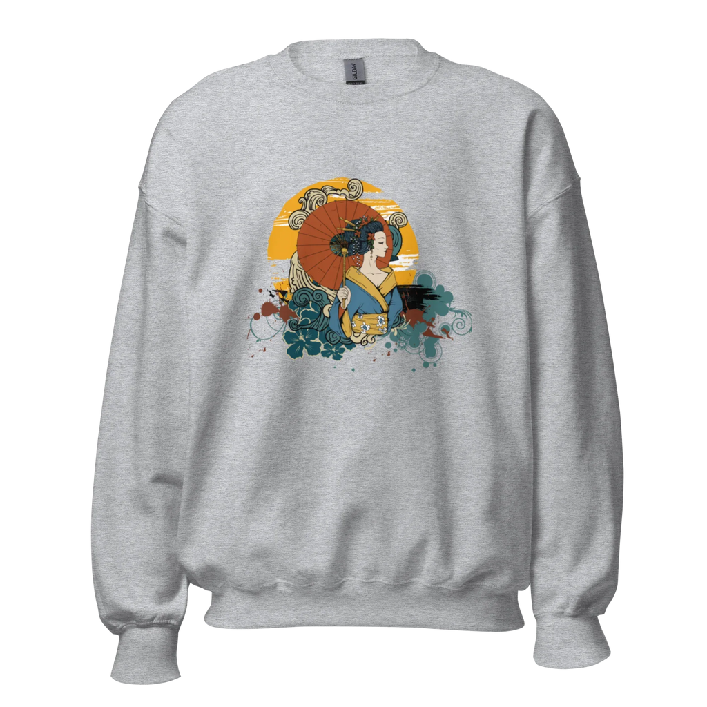 BEAUTY IN BLOOM women’s sweatshirt - Black / S - Printoo Shop - 6160845_5434