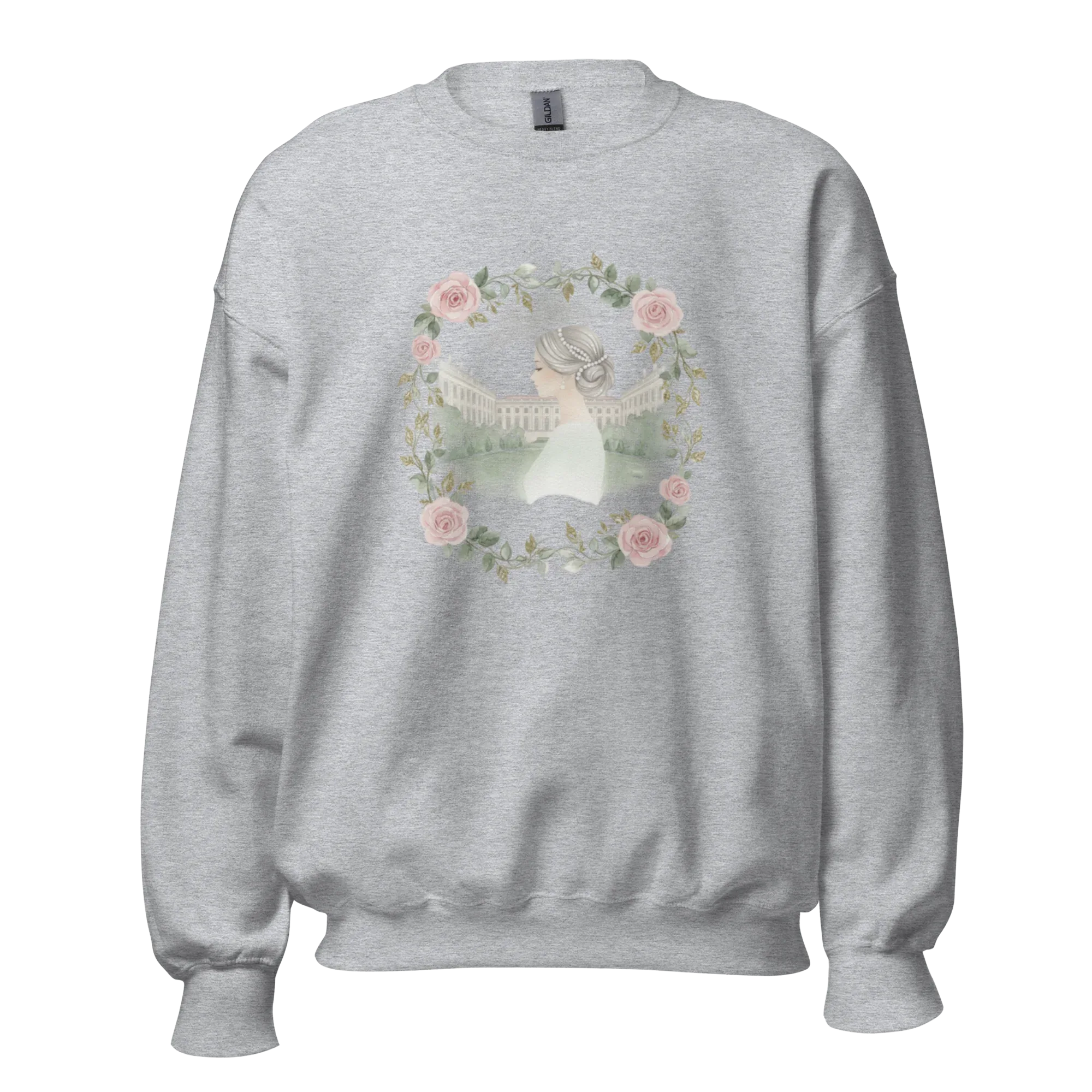 ROSENWREATH women’s sweatshirt - Red / S - Printoo Shop - 4067492_5442