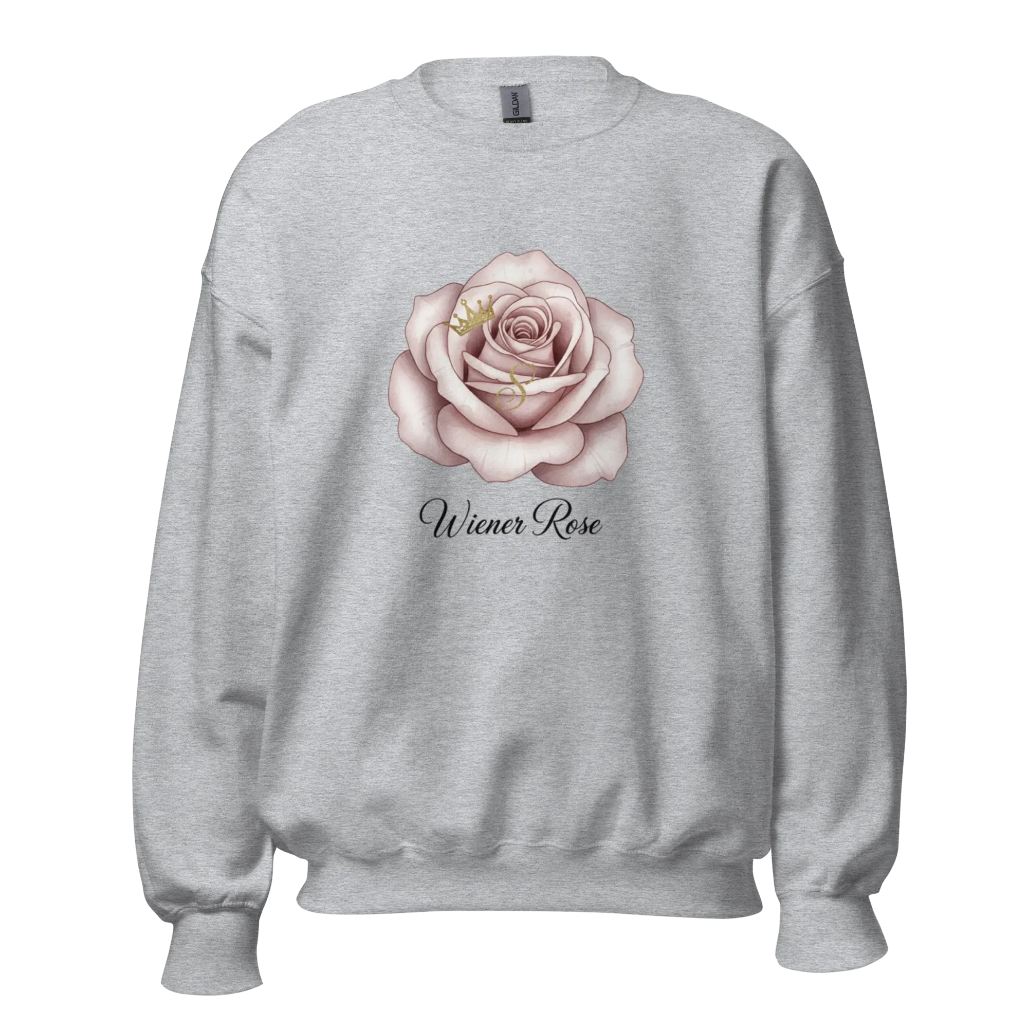 WIENER ROSE women’s sweatshirt - Military Green / S - Printoo Shop - 3120134_13005