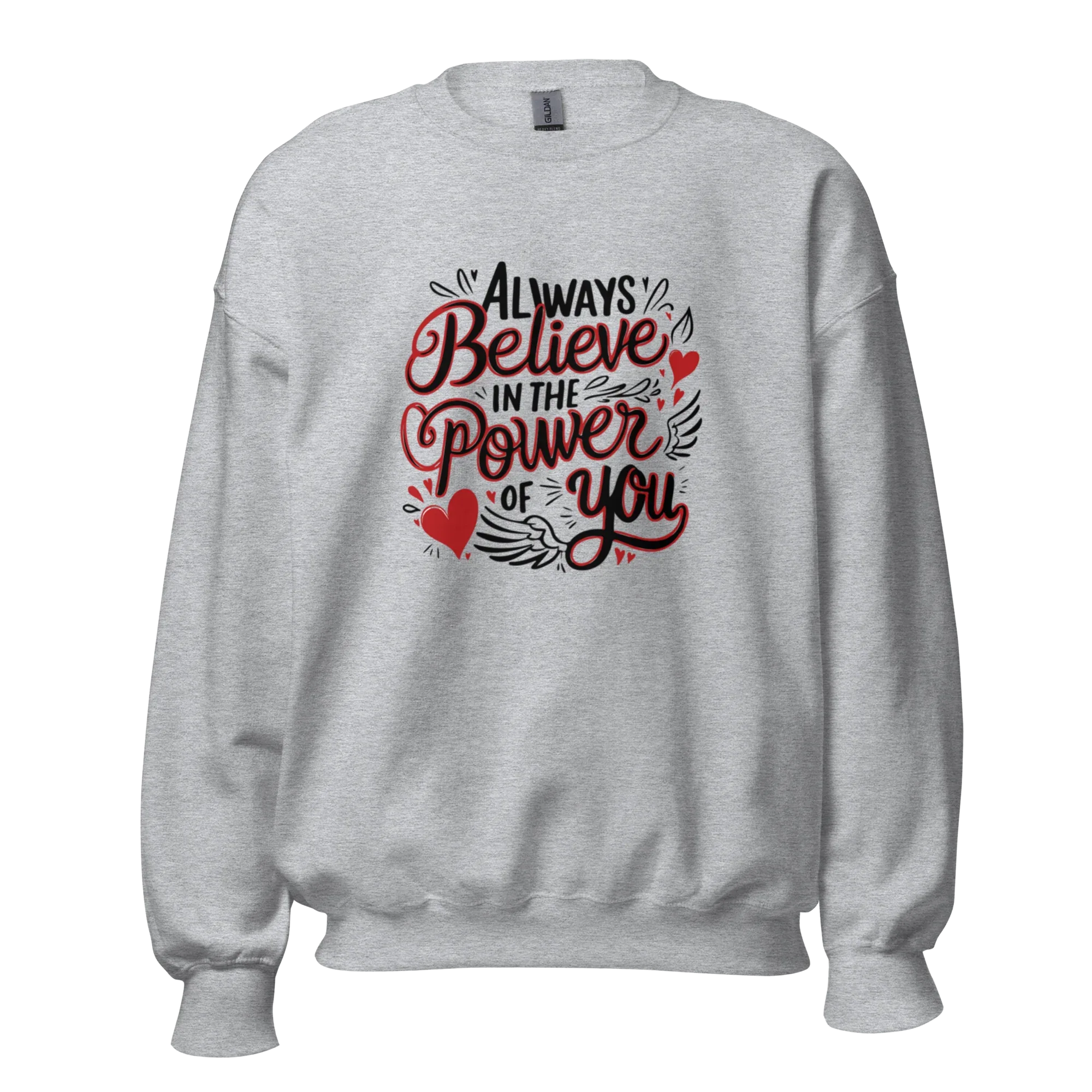 INNER POWER women’s sweatshirt - Military Green / S - Printoo Shop - 2071741_13005