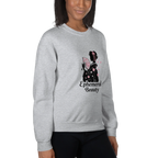 Cherry Blossom Geisha women’s sweatshirt - Light Blue / S - Printoo Shop - 7275371_7860
