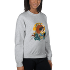 BEAUTY IN BLOOM women’s sweatshirt - Black / S - Printoo Shop - 6160845_5434