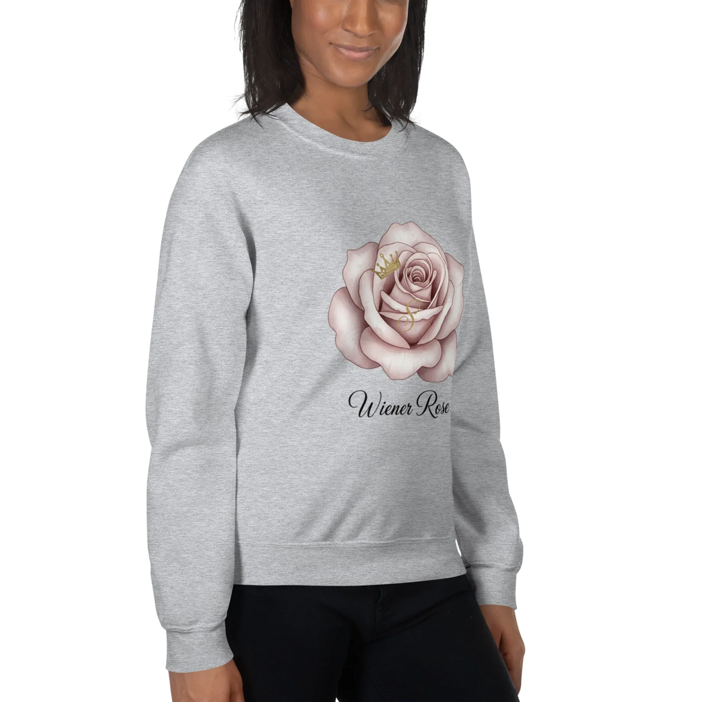 WIENER ROSE women’s sweatshirt - Military Green / S - Printoo Shop - 3120134_13005