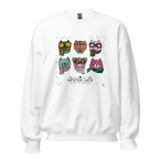 HIPSTER CATS women’s sweatshirt - Red / S - Printoo Shop - 7466621_5442