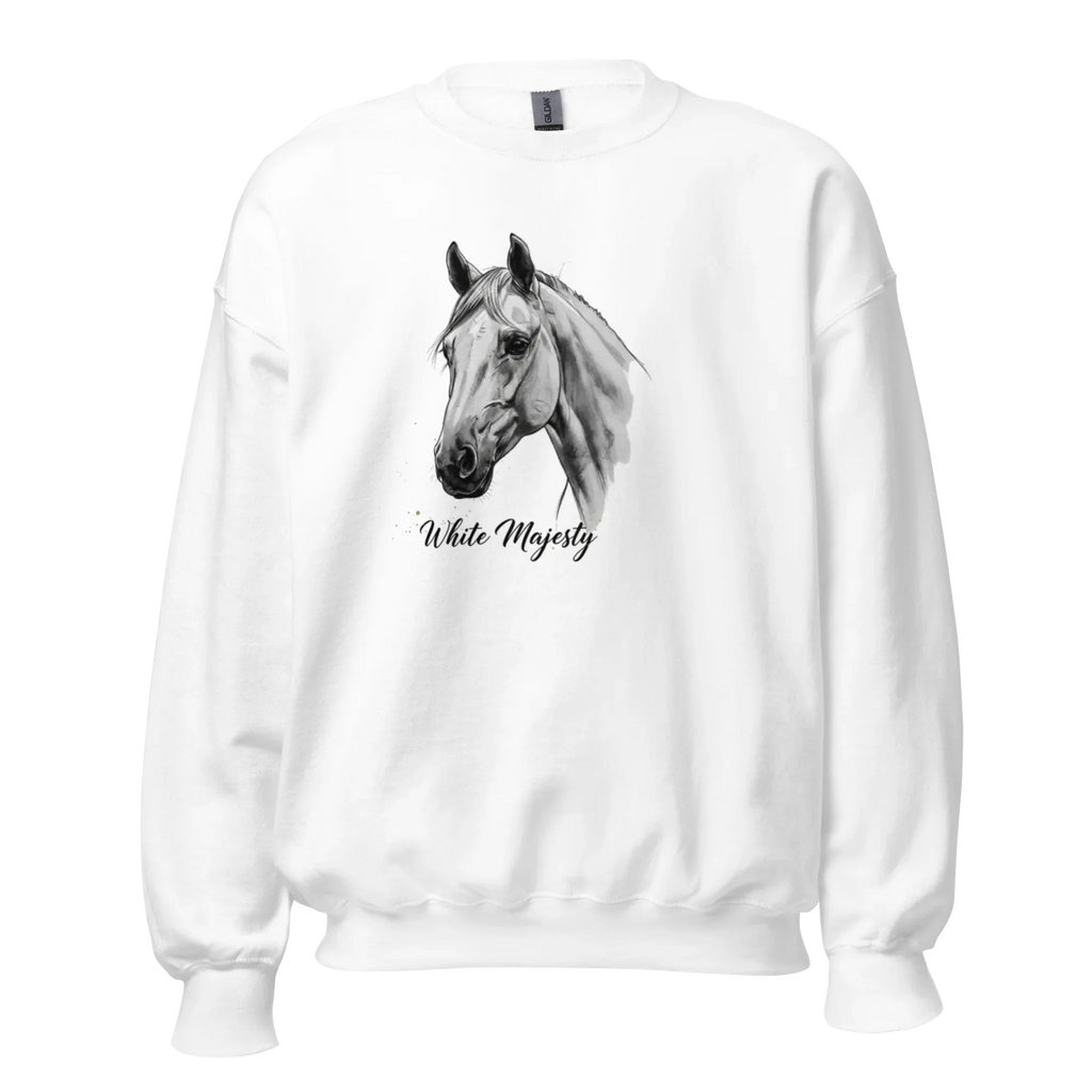 WHITE MAJESTY women’s sweatshirt - Sport Grey / S - Printoo Shop - 6385432_5514