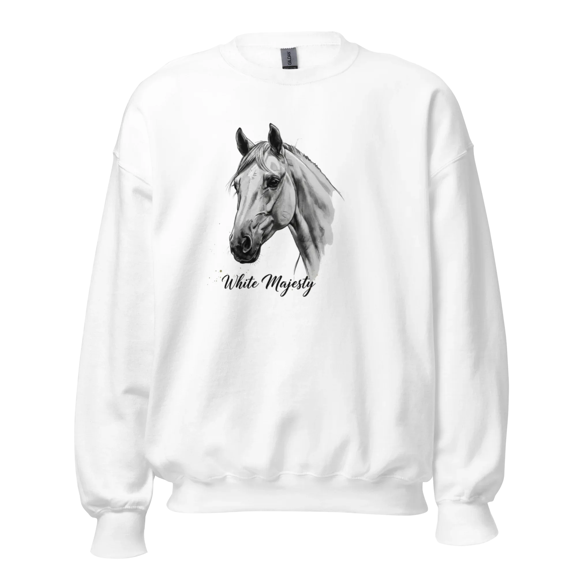 WHITE MAJESTY women’s sweatshirt - Sport Grey / S - Printoo Shop - 6385432_5514