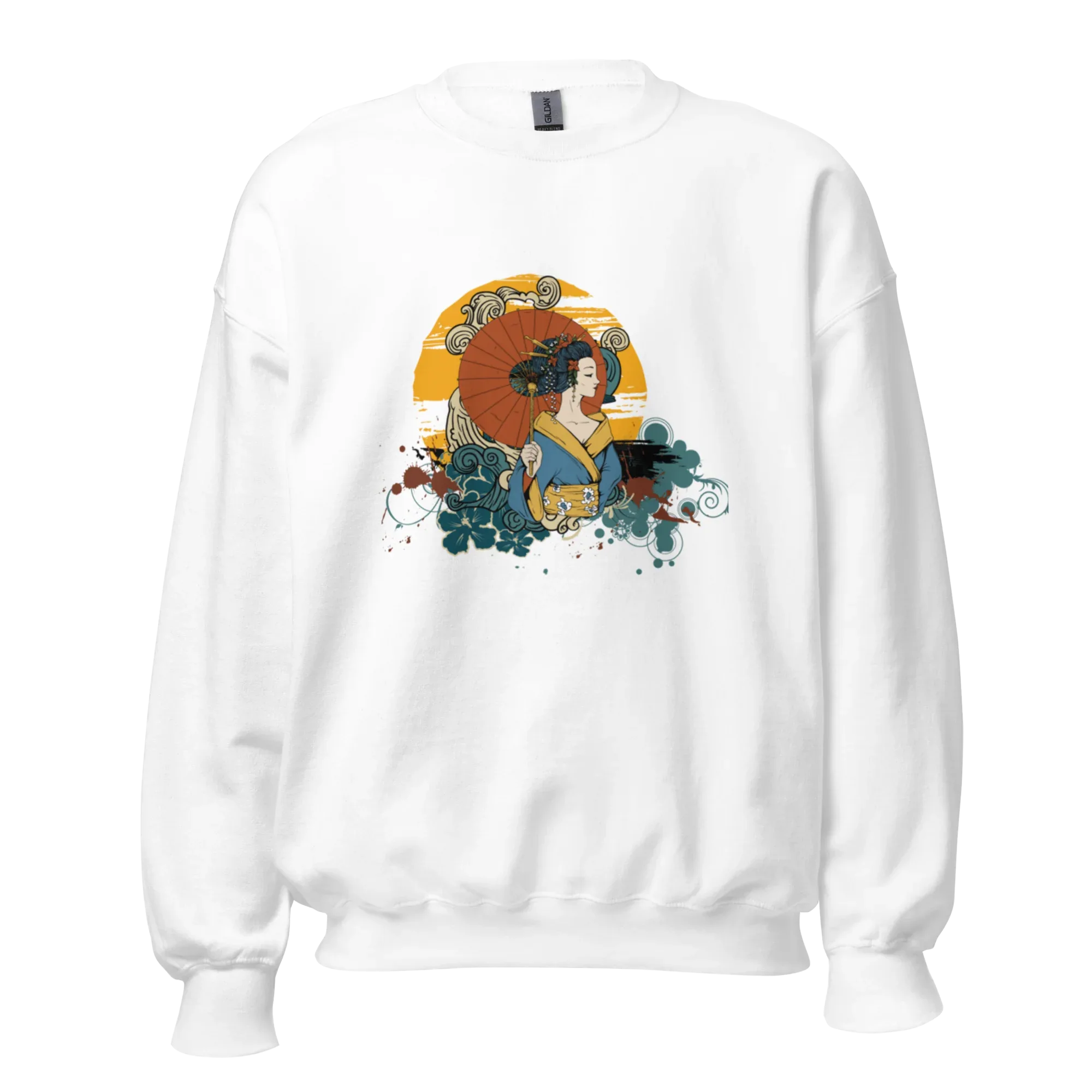 BEAUTY IN BLOOM women’s sweatshirt - Black / S - Printoo Shop - 6160845_5434
