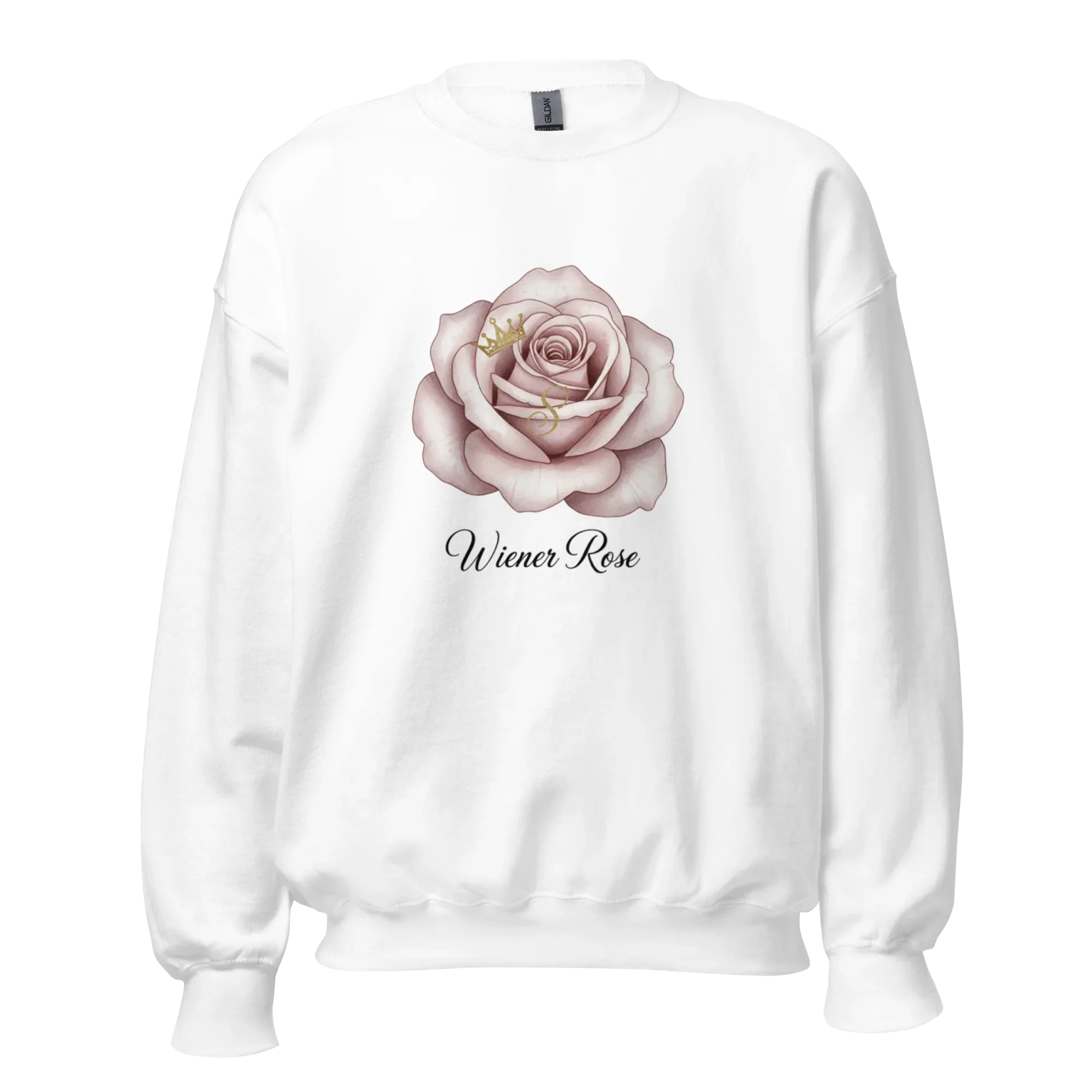WIENER ROSE women’s sweatshirt - Military Green / S - Printoo Shop - 3120134_13005