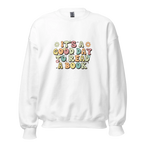 BOOK DAY women’s sweatshirt - Indigo Blue / S - Printoo Shop - 1132215_5466