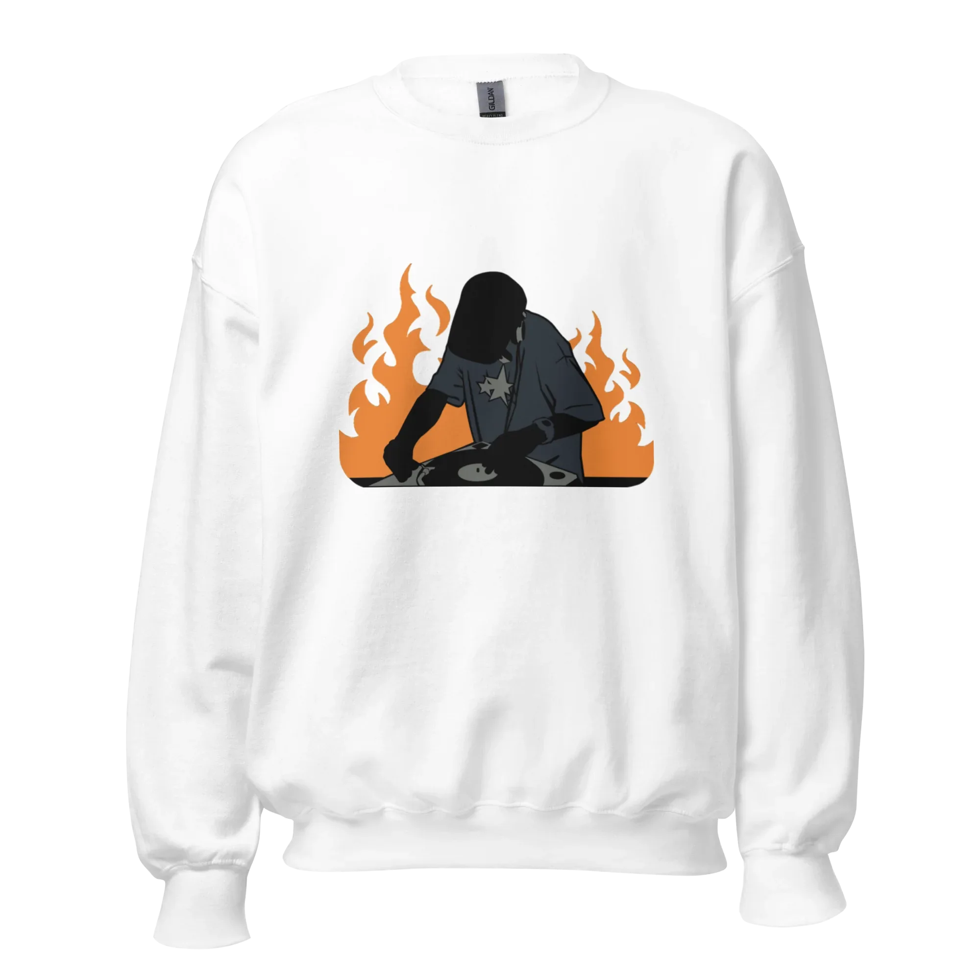 FLAME SET women’s sweatshirt - Sand / S - Printoo Shop - 7812382_16876