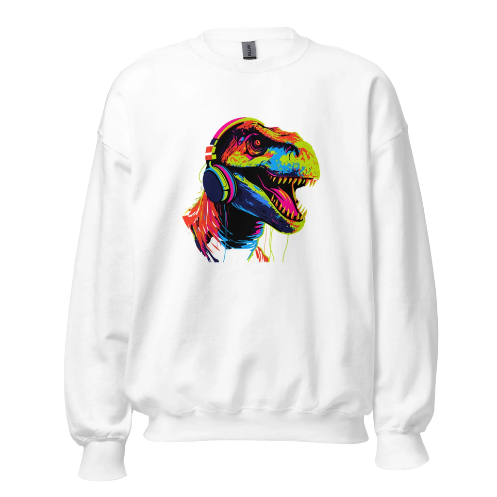 NEON REX women’s sweatshirt - Red / S - Printoo Shop - 5554406_5442