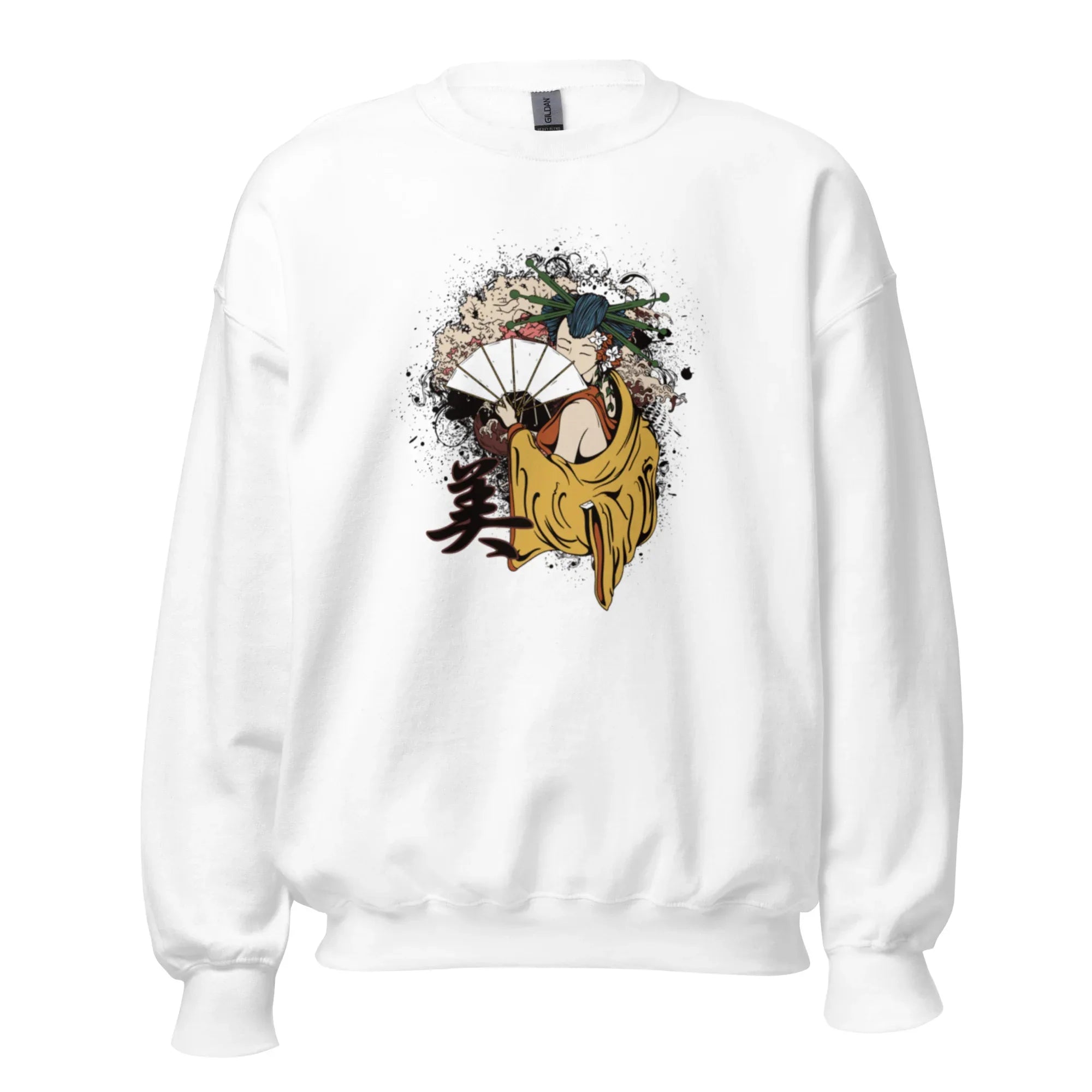 ELEGANCE OF THE EAST women’s sweatshirt - Black / S - Printoo Shop - 8986752_5434