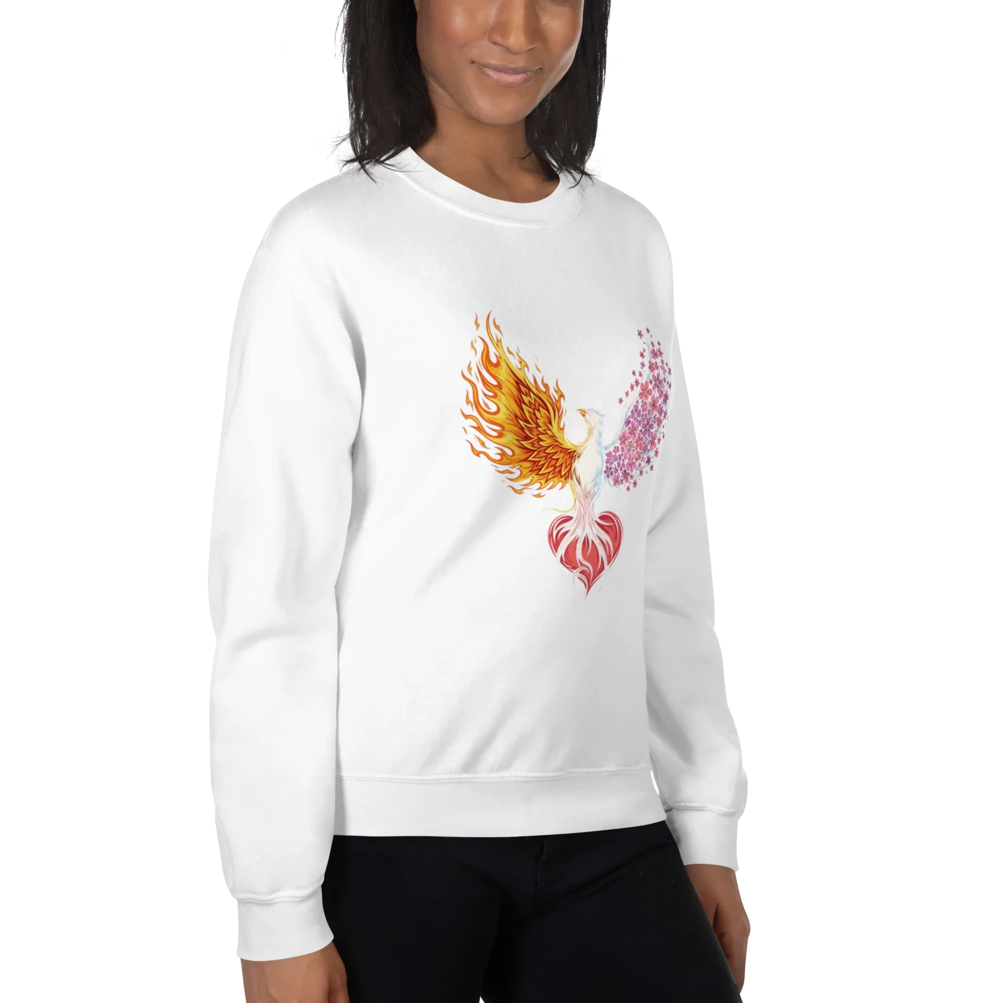 REBORN women’s sweatshirt - Red / S - Printoo Shop - 4339253_5442