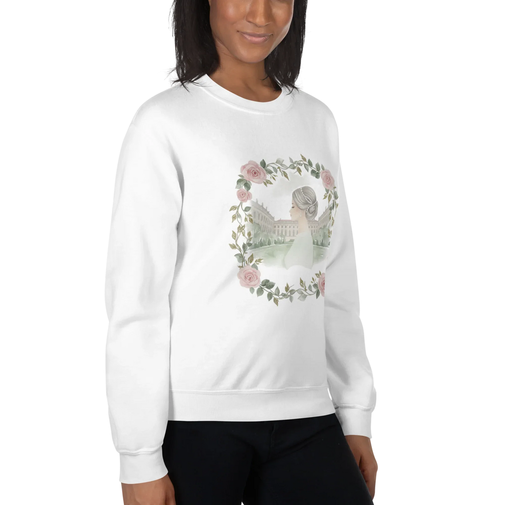 ROSENWREATH women’s sweatshirt - Red / S - Printoo Shop - 4067492_5442