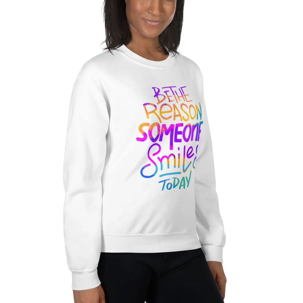 SMILE REASON women’s sweatshirt - Red / S - Printoo Shop - 9484834_5442