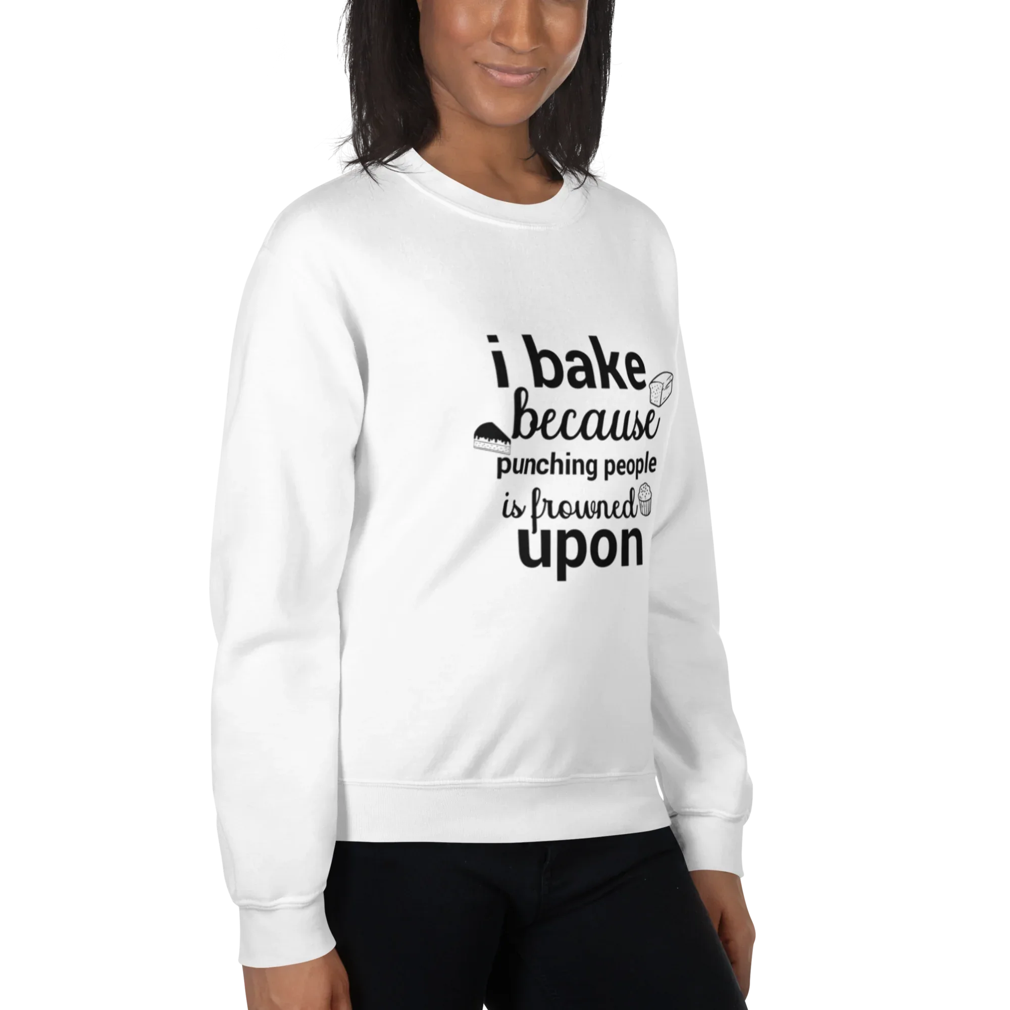 BAKE THERAPY women’s sweatshirt - Red / S - Printoo Shop - 7748760_5442