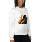 FLAME SET women’s sweatshirt - Sand / S - Printoo Shop - 7812382_16876