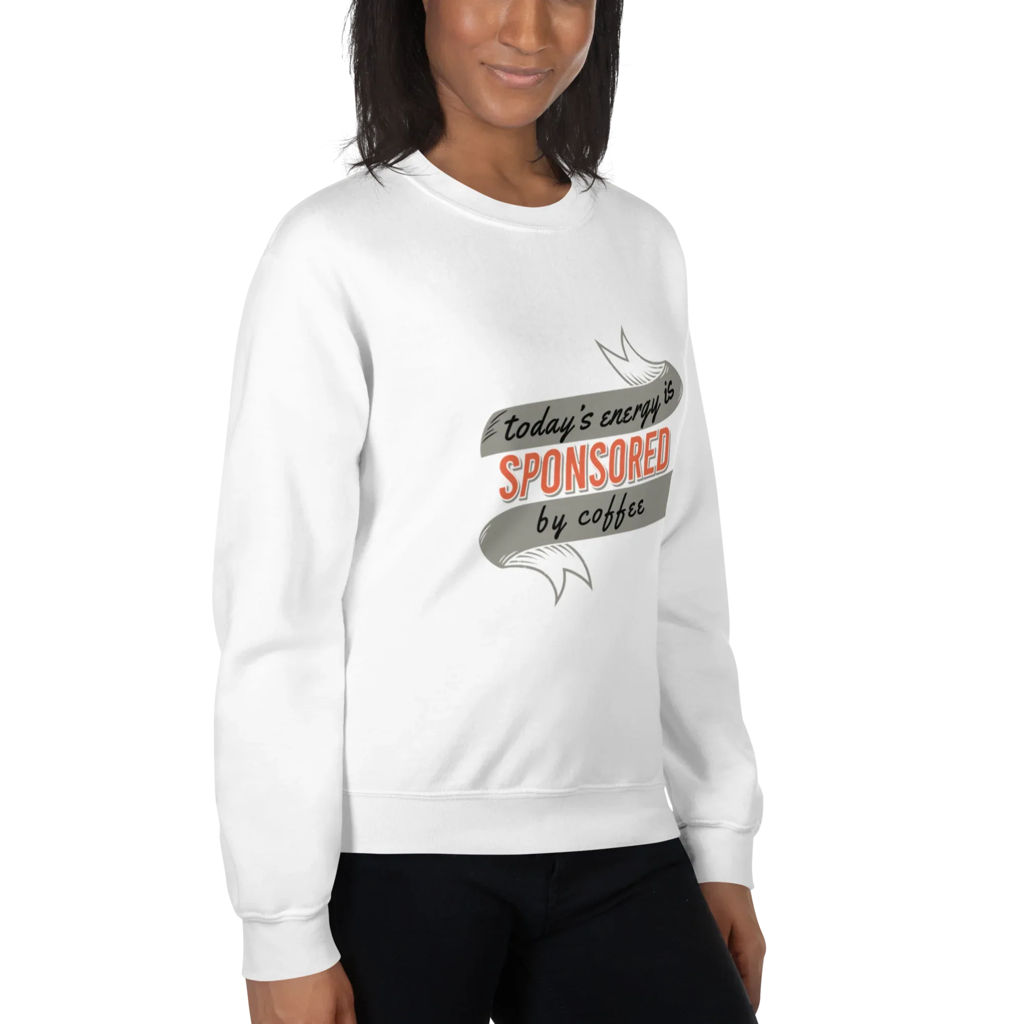 COFFEE SPONSOR women’s sweatshirt - Red / S - Printoo Shop - 6047843_5442