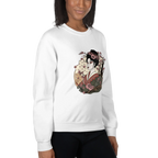 ELEGANT GEISHA ART women’s sweatshirt - Red / S - Printoo Shop - 3706938_5442