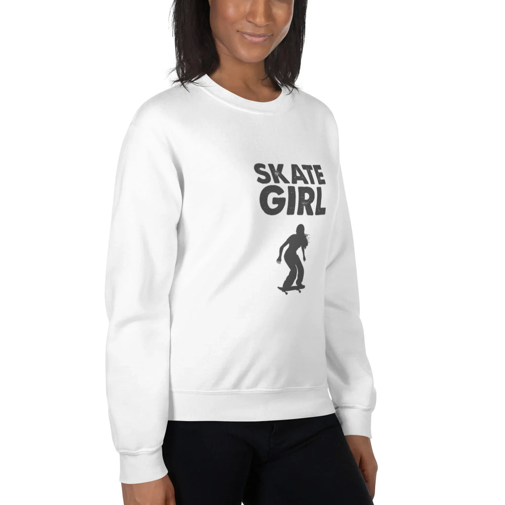 SKATE GIRL ADRENALINE women’s sweatshirt - Red / S - Printoo Shop - 3539263_5442