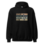 SKATE CULTURE NEVER DIES men’s hoodie - Black / S - Printoo Shop - 7913120_5530