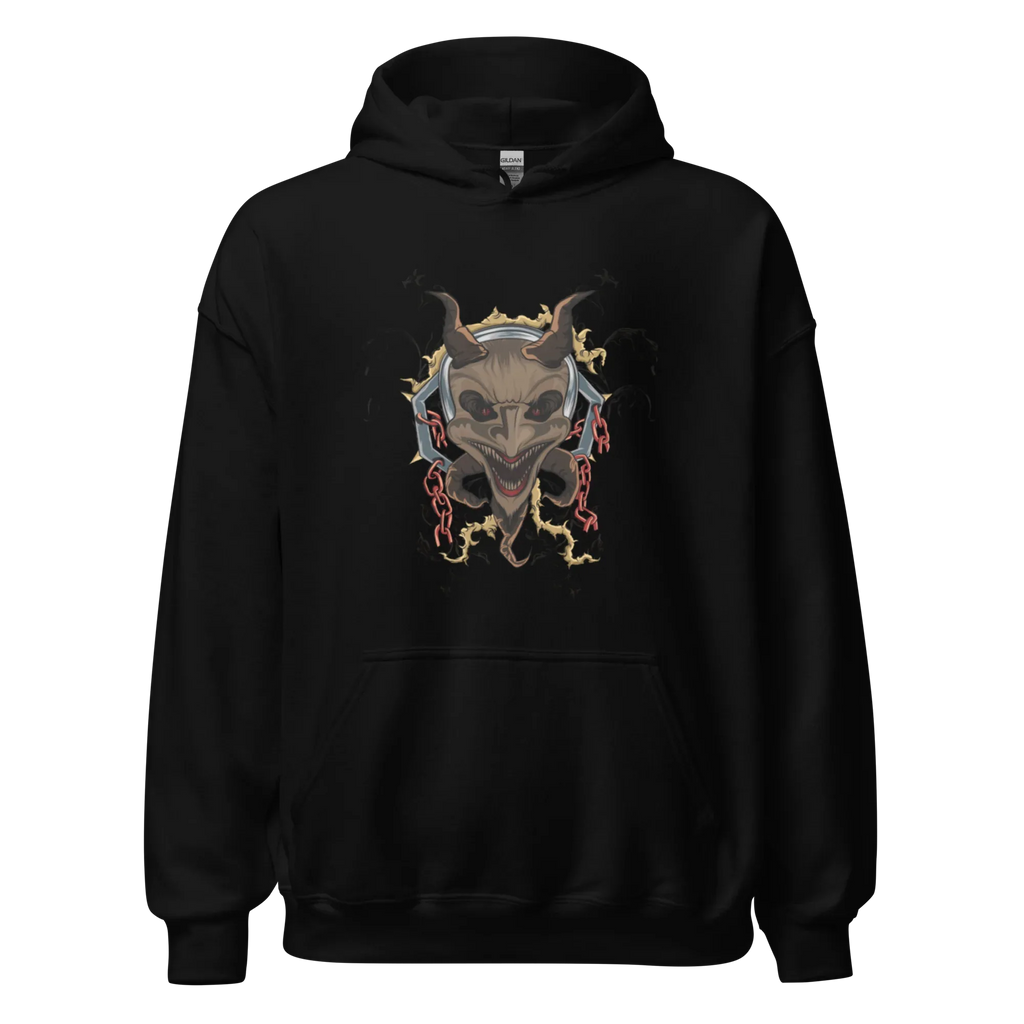 CHAINED DEMON AUDIO men’s hoodie - Black / S - Printoo Shop - 5490959_5530