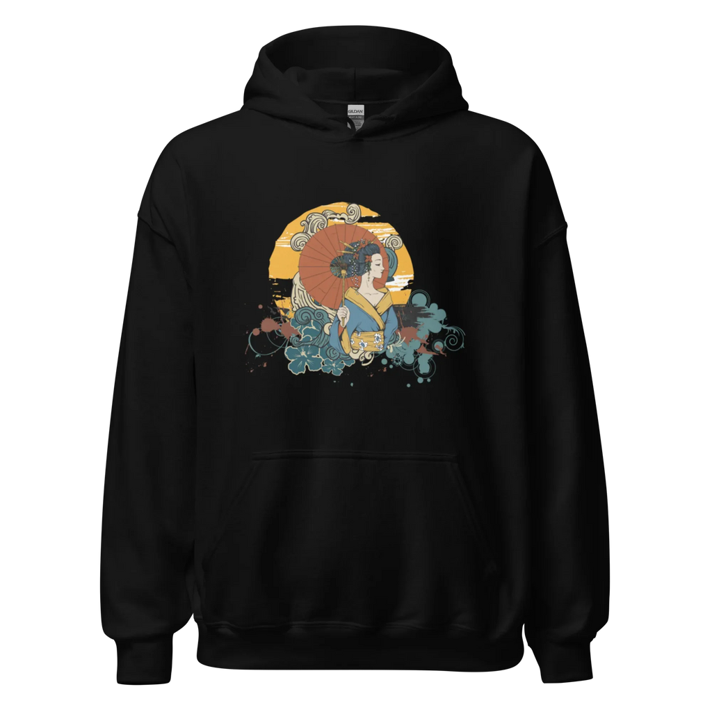 BEAUTY IN BLOOM women’s hoodie - Black / S - Printoo Shop - 7184418_5530