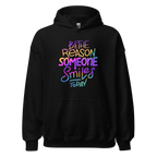 SMILE REASON men’s hoodie - Black / S - Printoo Shop - 2044547_5530