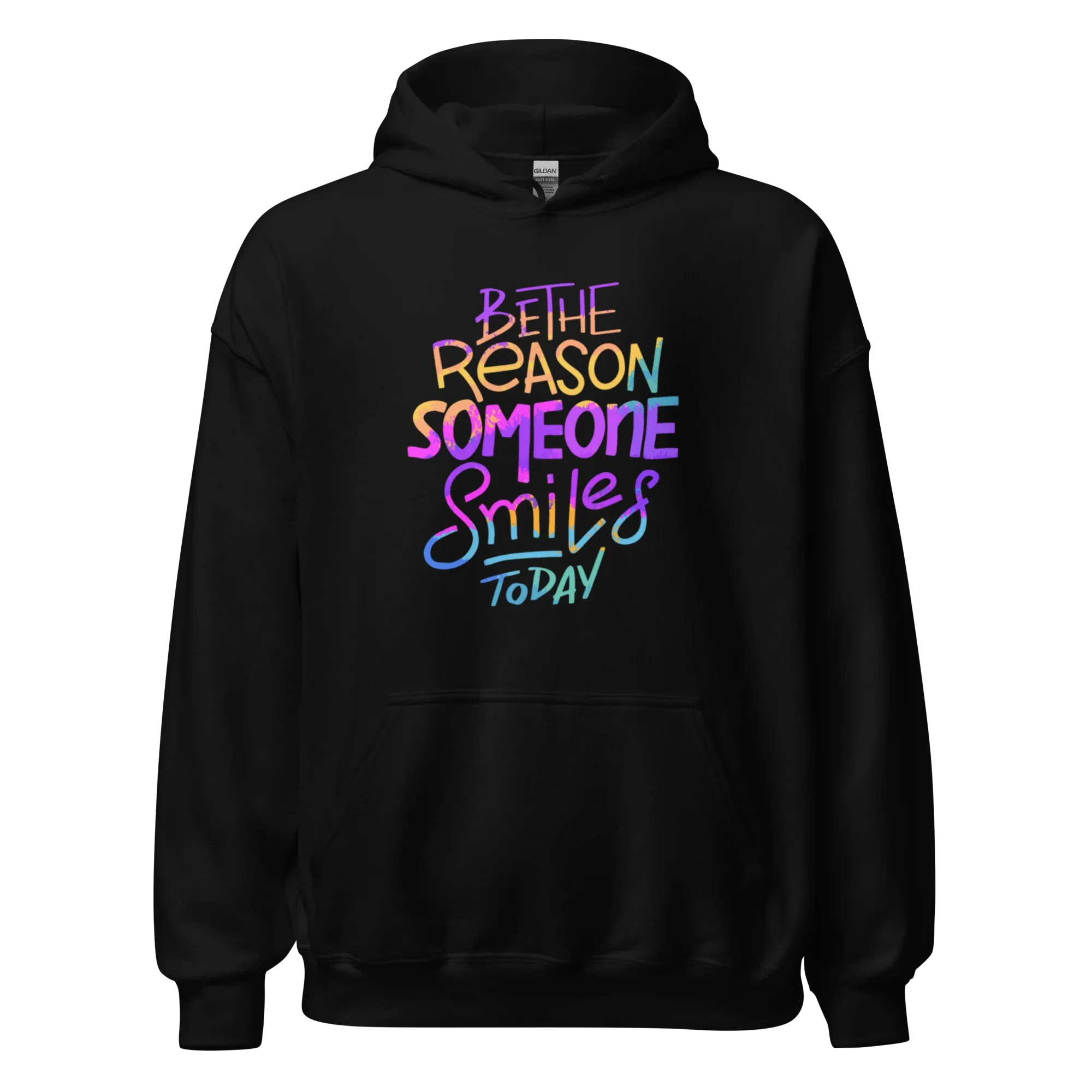 SMILE REASON men’s hoodie - Black / S - Printoo Shop - 2044547_5530