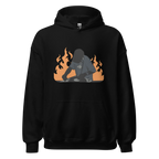 FLAME SET men’s hoodie - Black / S - Printoo Shop - 6567150_5530