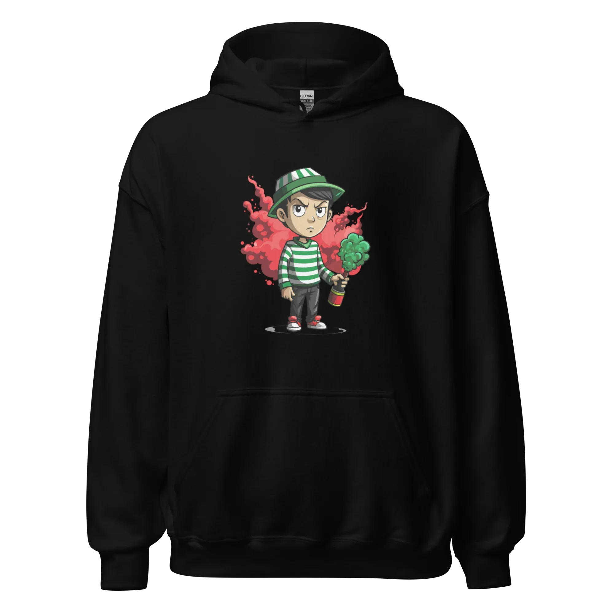 STREET FLARE men’s hoodie - Black / S - Printoo Shop - 4169729_5530