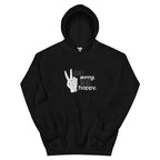 POSITIVE VIBES PEACE women’s hoodie - Black / S - Printoo Shop - 3038212_5530