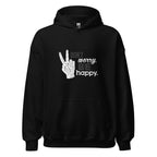 POSITIVE VIBES PEACE women’s hoodie - Black / S - Printoo Shop - 3038212_5530