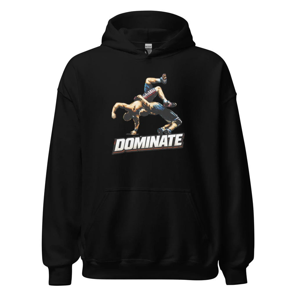 DOMINATE Herren Hoodie - Schwarz / S - Printoo Shop - 3563588_5530