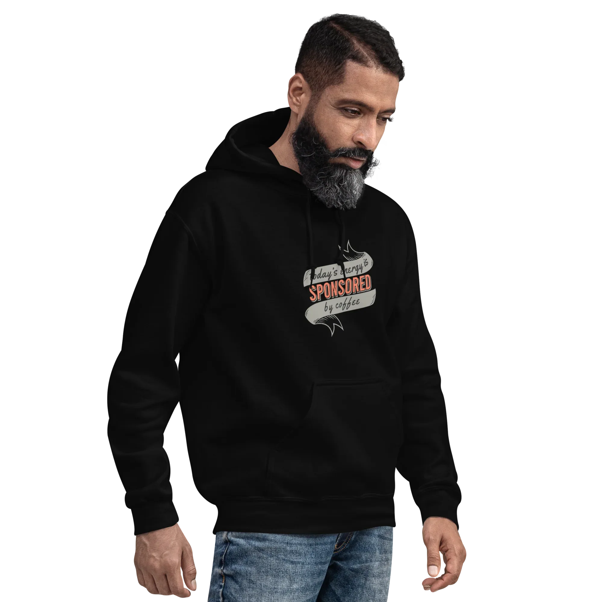 COFFEE SPONSOR men’s hoodie - Black / S - Printoo Shop - 6658565_5530