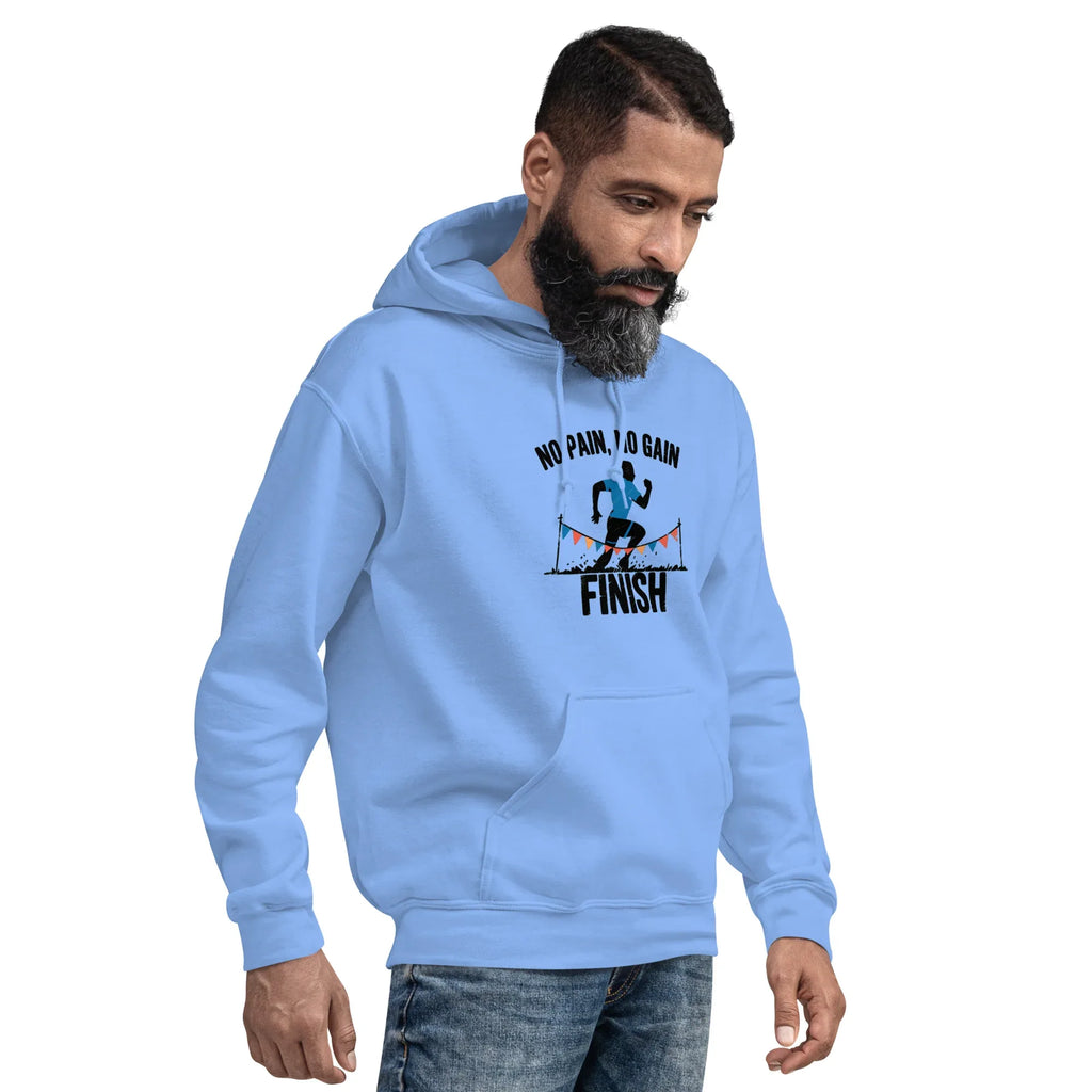 FINISH LINE VICTORY men’s hoodie - Royal / S - Printoo Shop - 3798739_16850